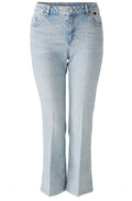 Blue Denim Cropped Easy Kick Jeans