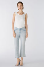 Blue Denim Cropped Easy Kick Jeans