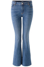 Blue Denim Flared Jeans