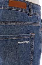Blue Denim Flared Jeans