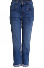 Blue Denim Relaxed Tapered Fit Jeans