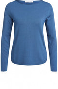 Blue Fine Knit Jumper