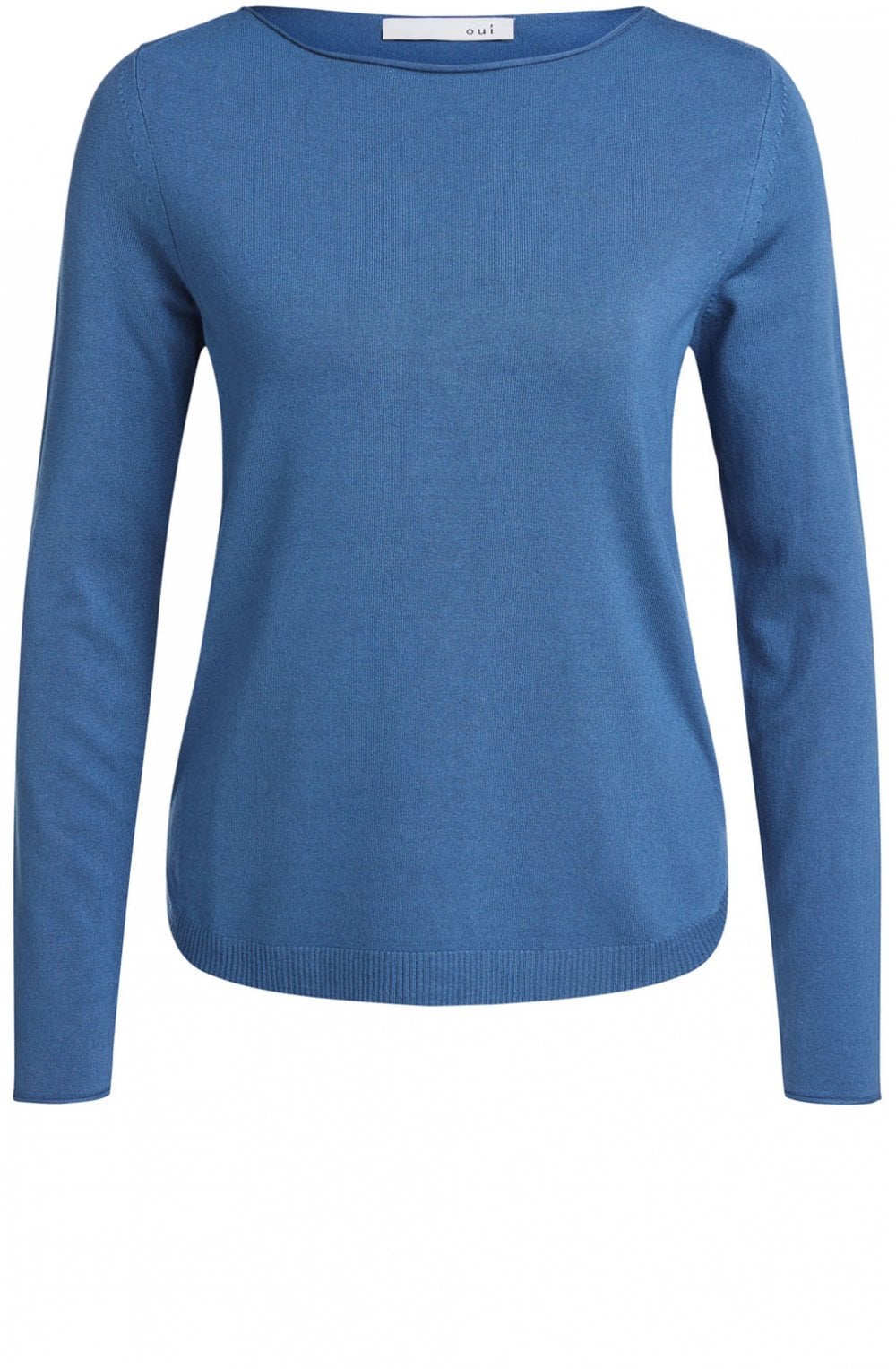 Blue Fine Knit Jumper