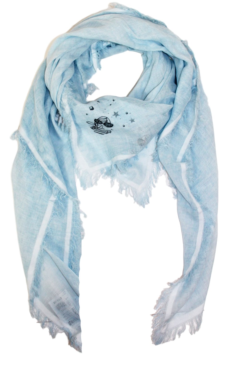Blue fog cotton Scarf