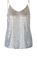 Blue Fog Sequin Camisole