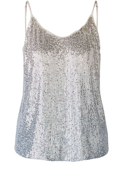 Blue Fog Sequin Camisole