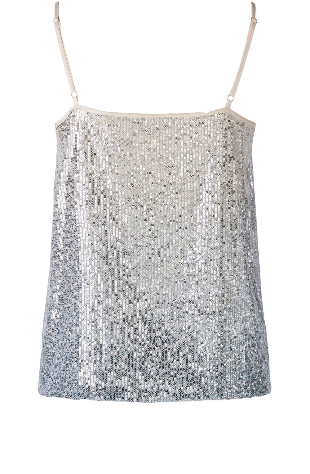 Blue Fog Sequin Camisole