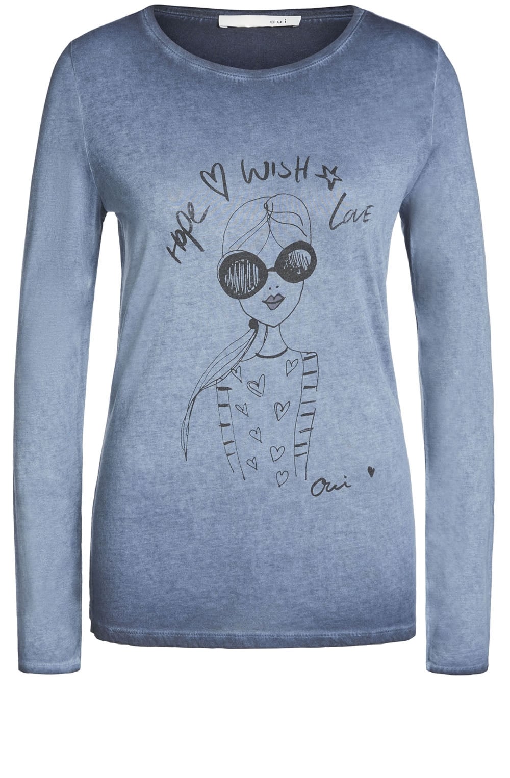 Blue Jersey Top