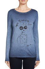 Blue Jersey Top