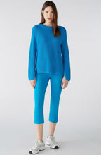 Blue Jewel Cropped Skinny Jeans