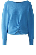 Blue Knotted Front Jumper