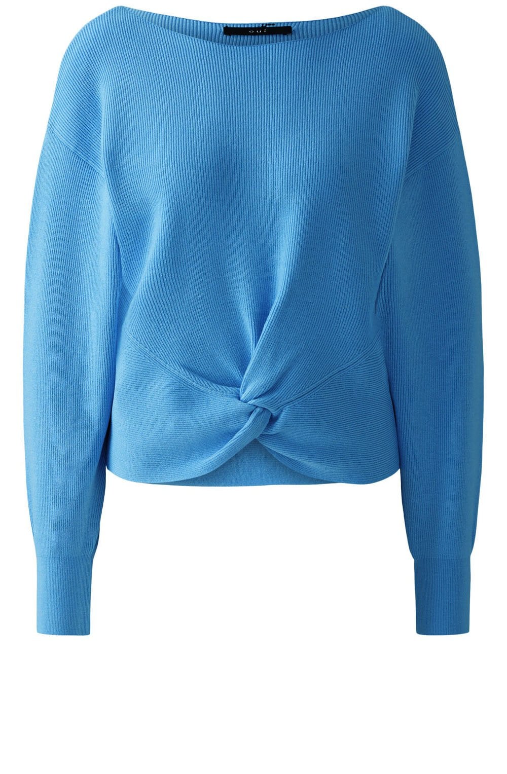 Blue Knotted Front Jumper