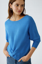 Blue Knotted Front Jumper
