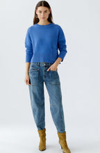 Blue Large Patch Pocket Jumper