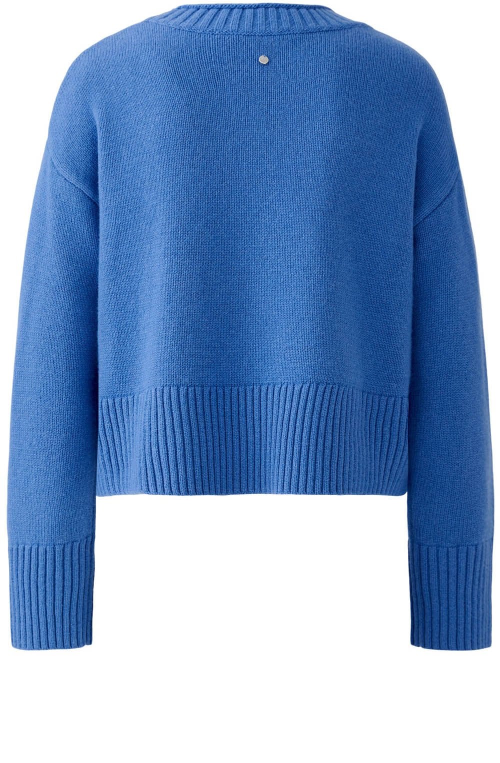 Blue Large Patch Pocket Jumper