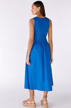 Blue Lolite Cotton Stretch Midi Dress