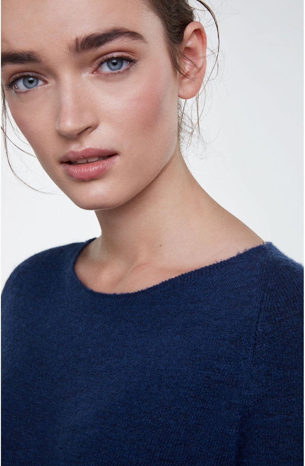 Blue Long Line Jumper