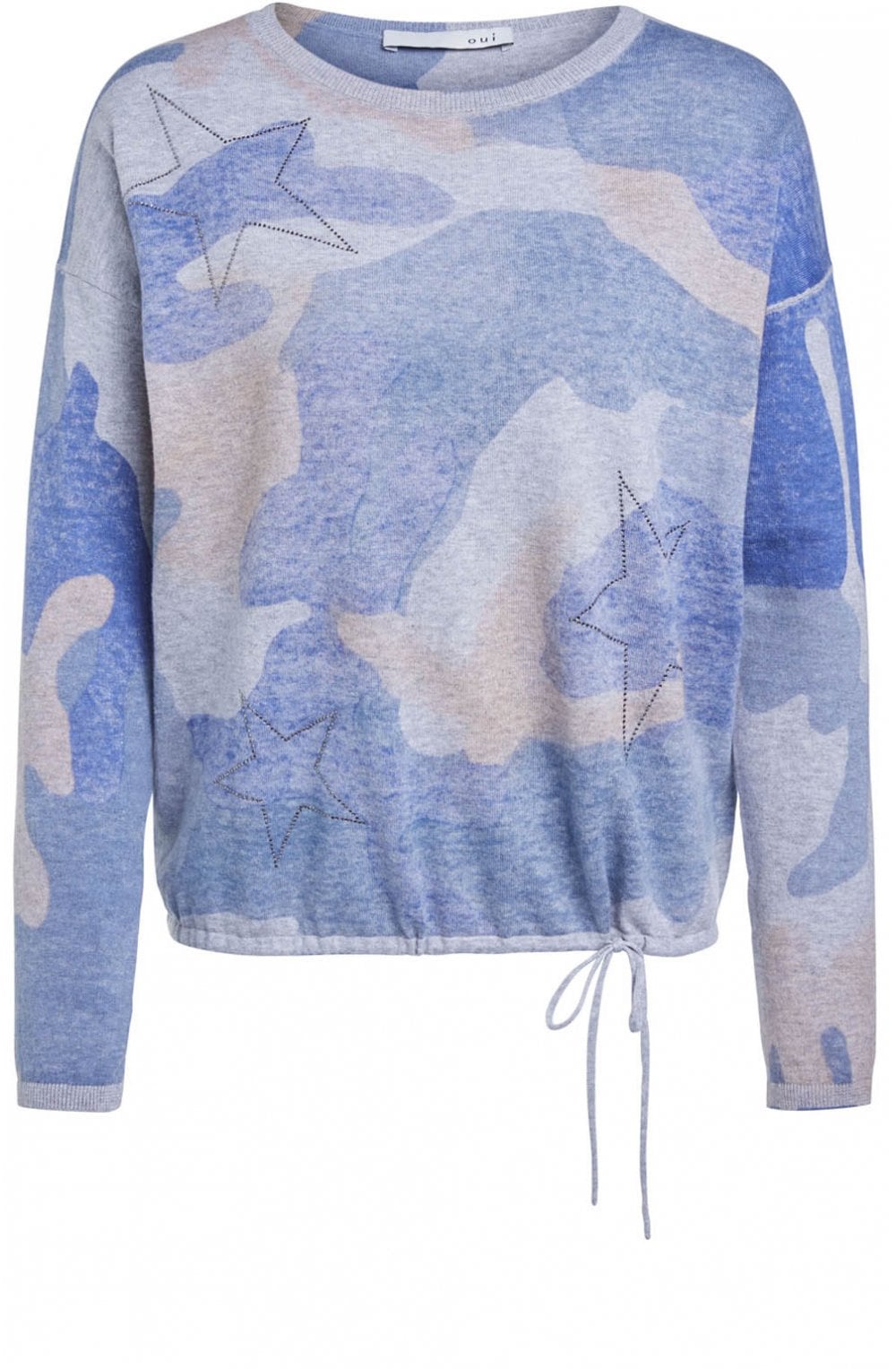 Blue Patterned Jumper