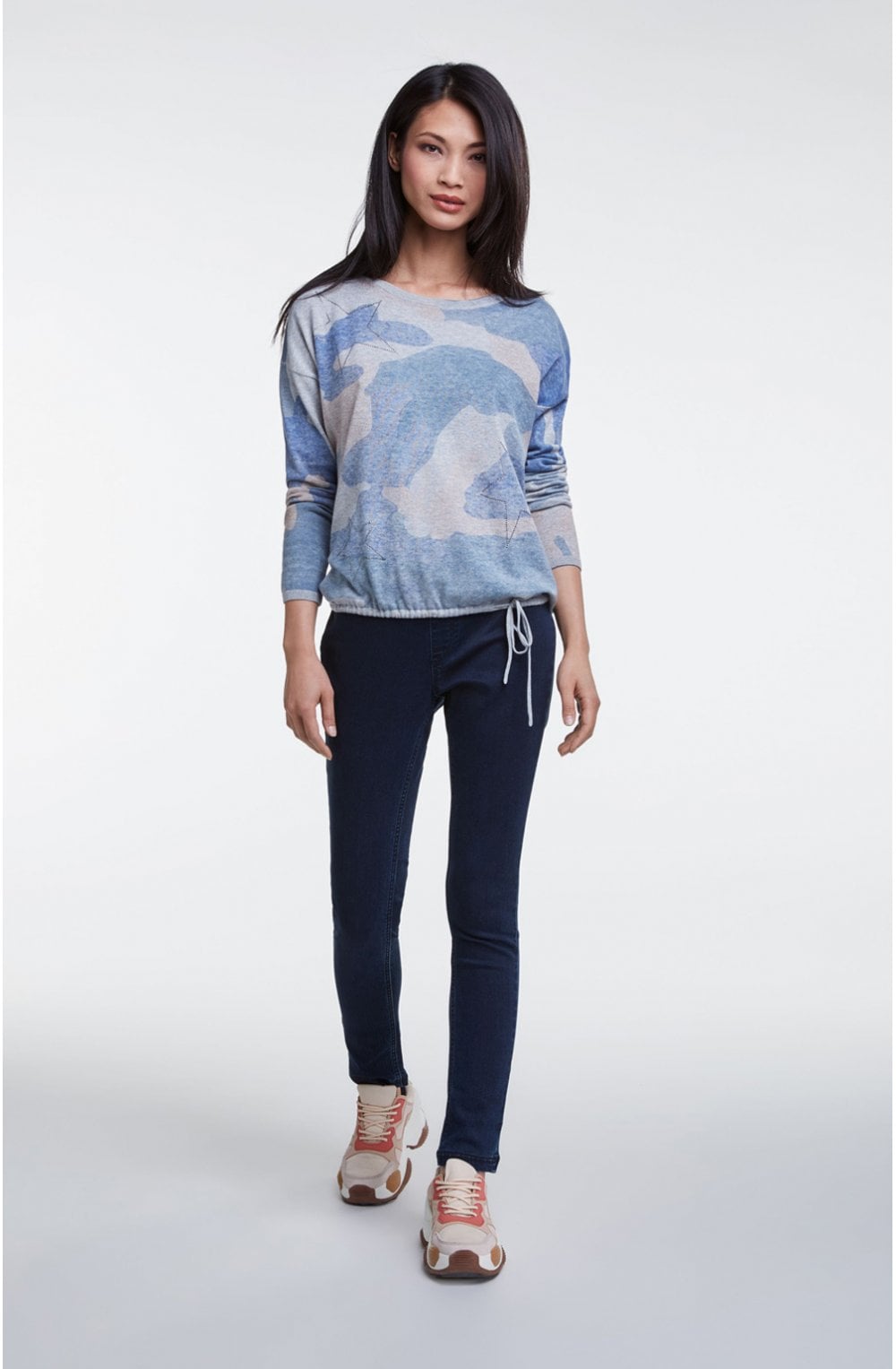 Blue Patterned Jumper