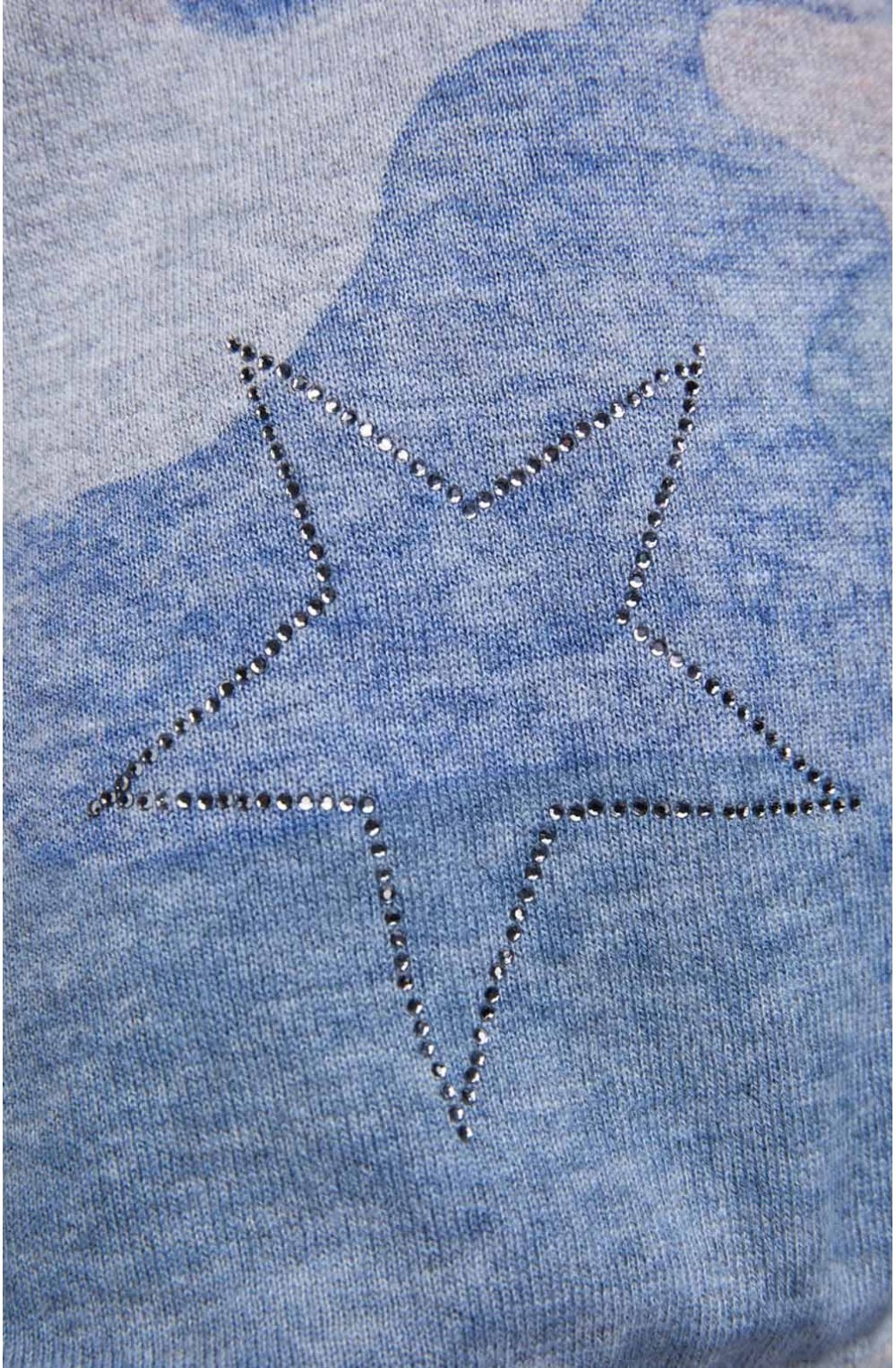 Blue Patterned Jumper