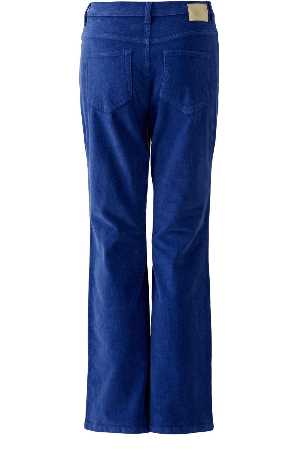 Blue Ribbon Cord Cropped Bootcut Trousers
