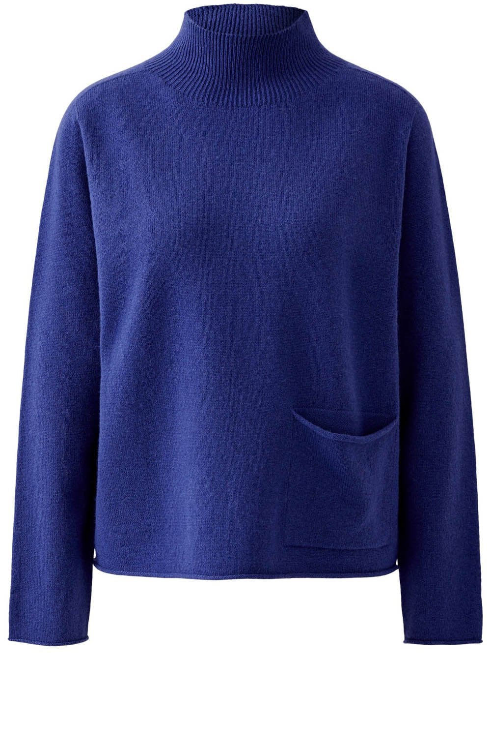 Blue Ribbon High Neck Fine Knit Jumper