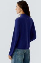 Blue Ribbon High Neck Fine Knit Jumper
