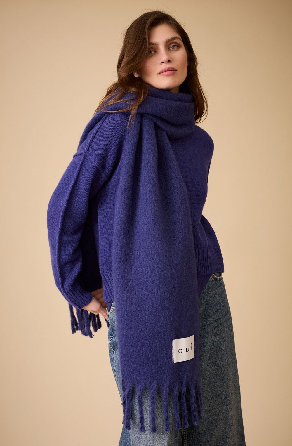 Blue Ribbon Oversized Super Soft Scarf