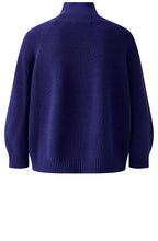 Blue Ribbon Ribbed Knit Cropped Jumper