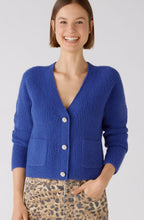 Blue Sparkle Button Cardigan