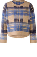 Blue Stone Casual Check Jumper