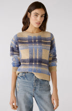 Blue Stone Casual Check Jumper