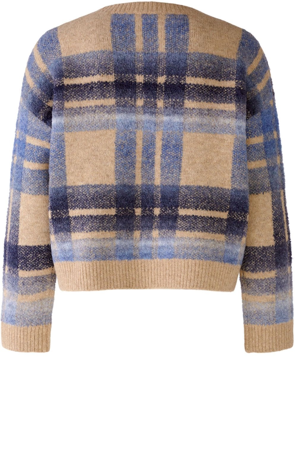 Blue Stone Casual Check Jumper