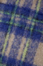 Blue Stone Extra Large Checked Scarf