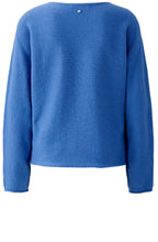 Blue Tapered Fit Wool Blend Jumper