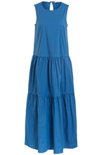 Blue Tiered Maxi Dress