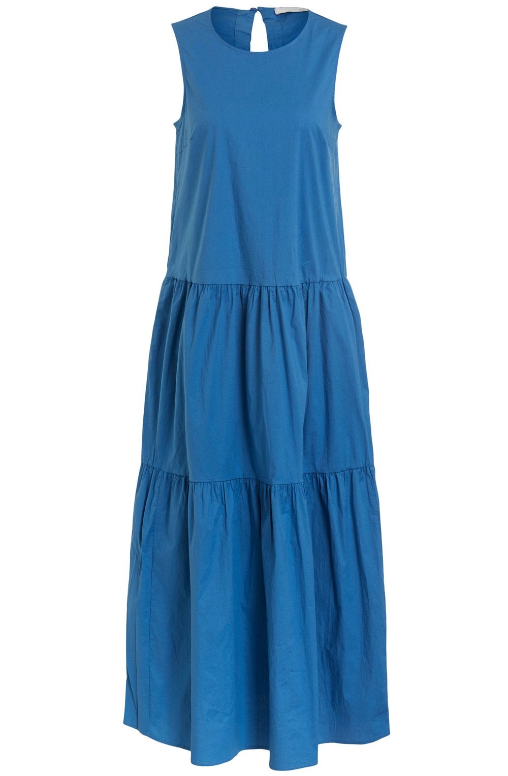 Blue Tiered Maxi Dress