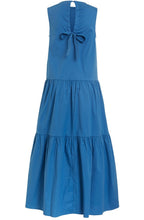 Blue Tiered Maxi Dress