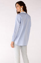 Blue Tunic Style Blouse