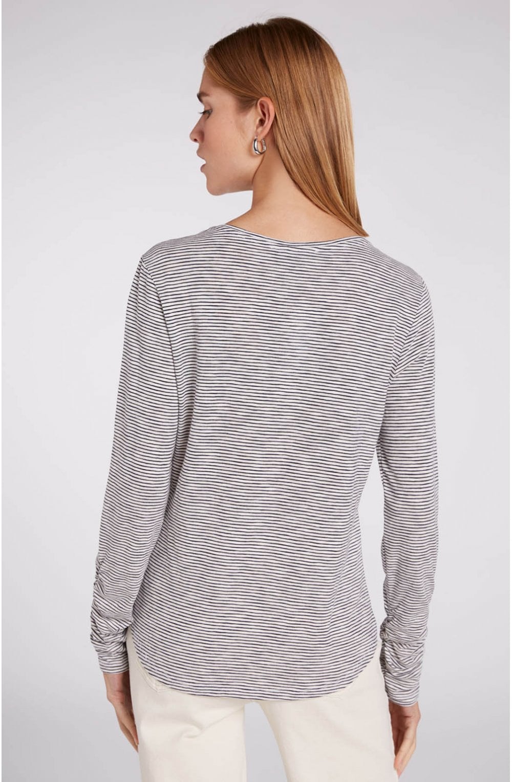 Blue & White Stripe Top