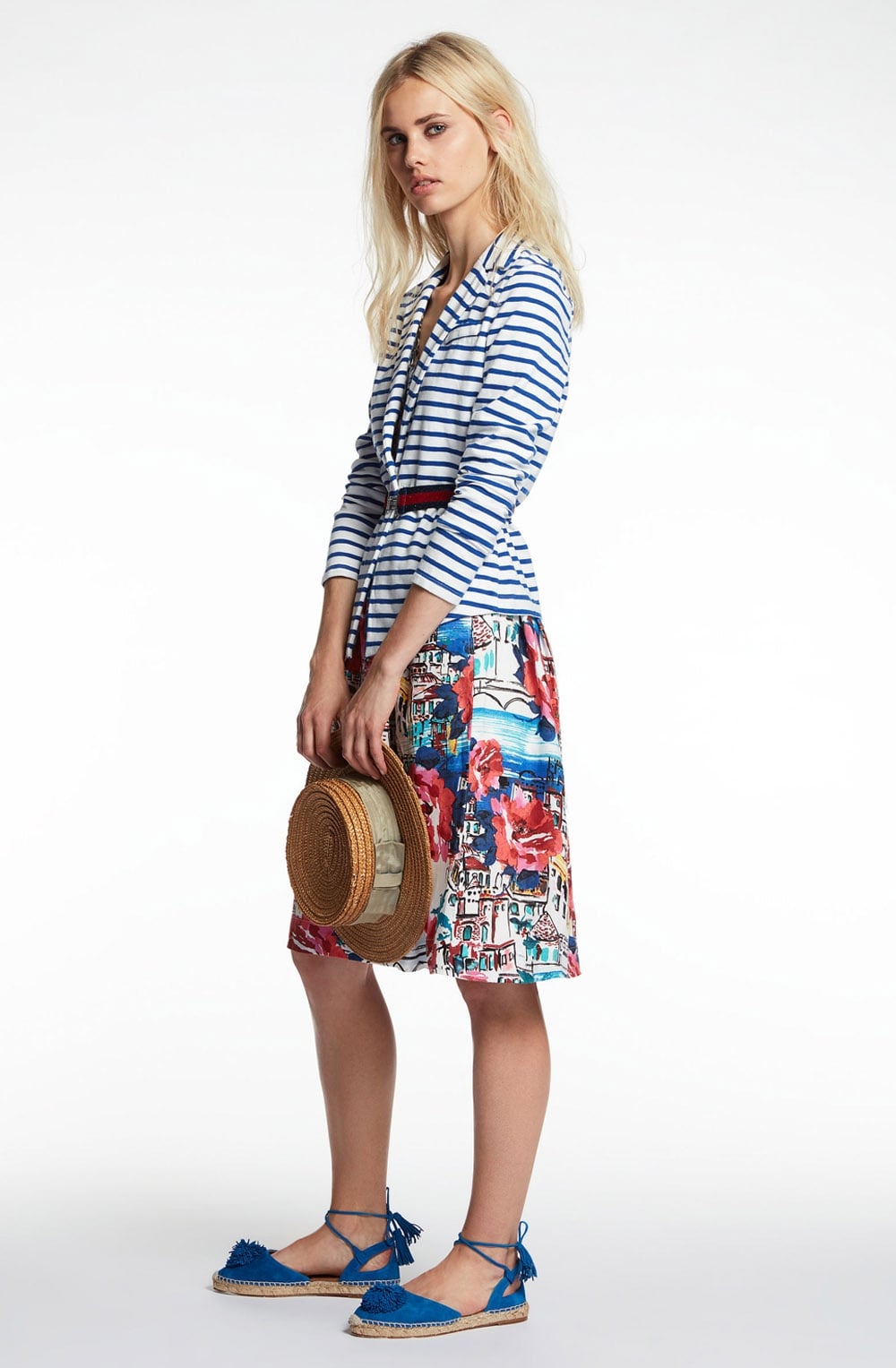 Blue & White Striped Jacket
