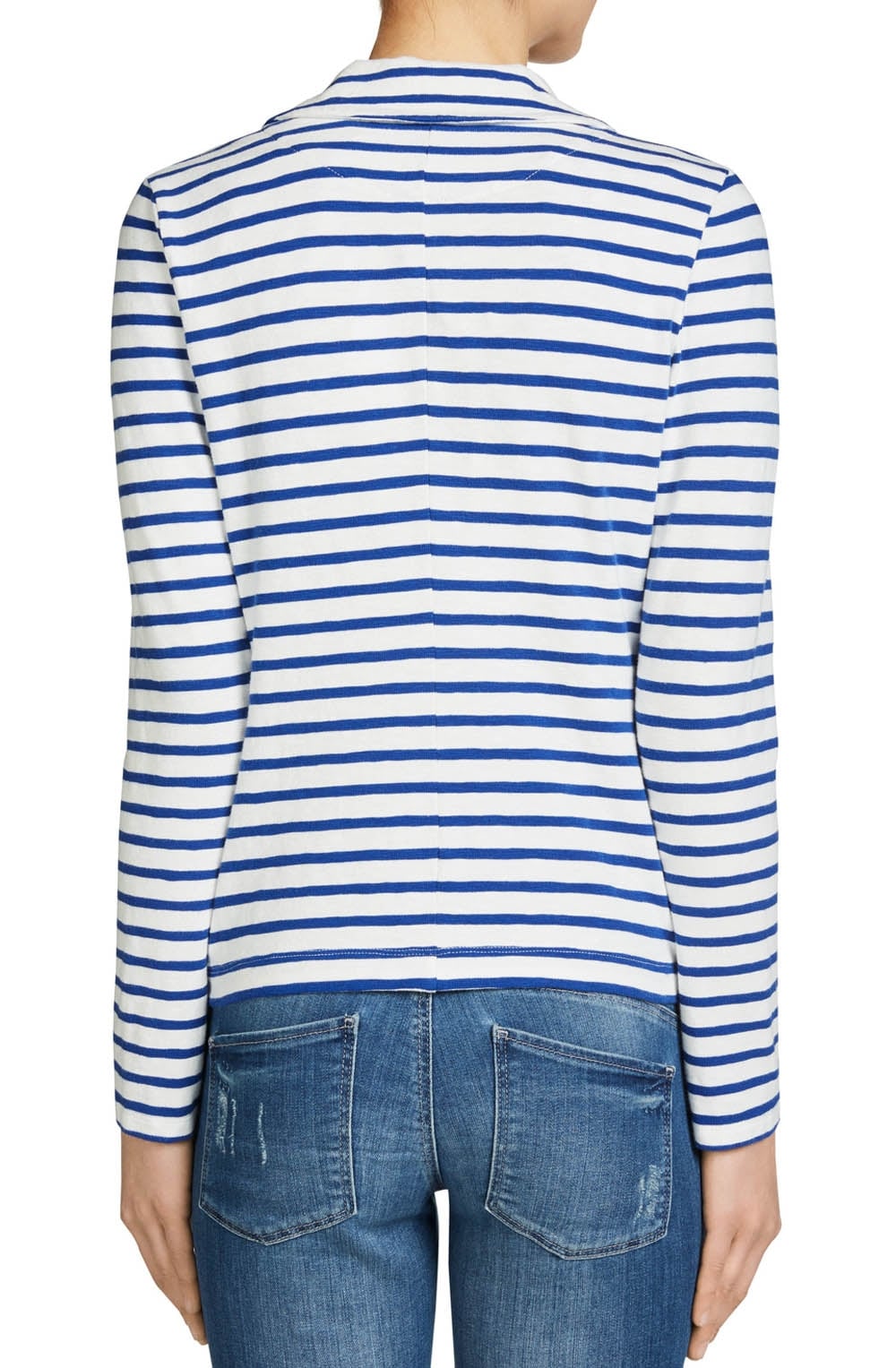 Blue & White Striped Jacket