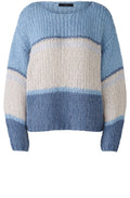 Blue Wool and Mohair Chunky Jumper