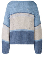 Blue Wool and Mohair Chunky Jumper