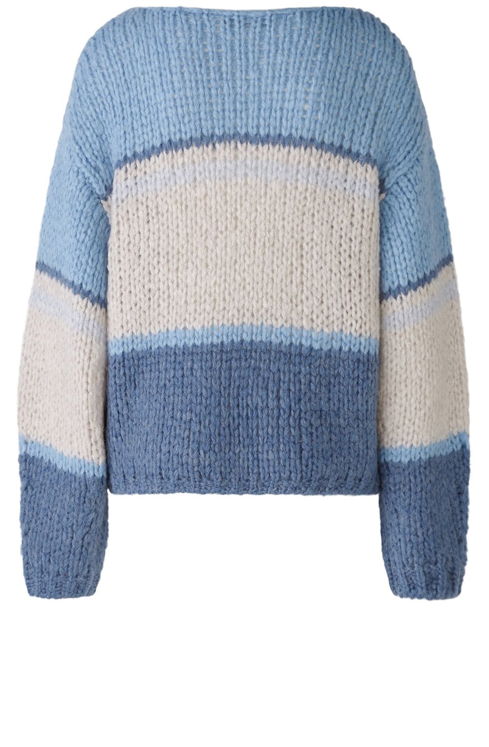 Blue Wool and Mohair Chunky Jumper