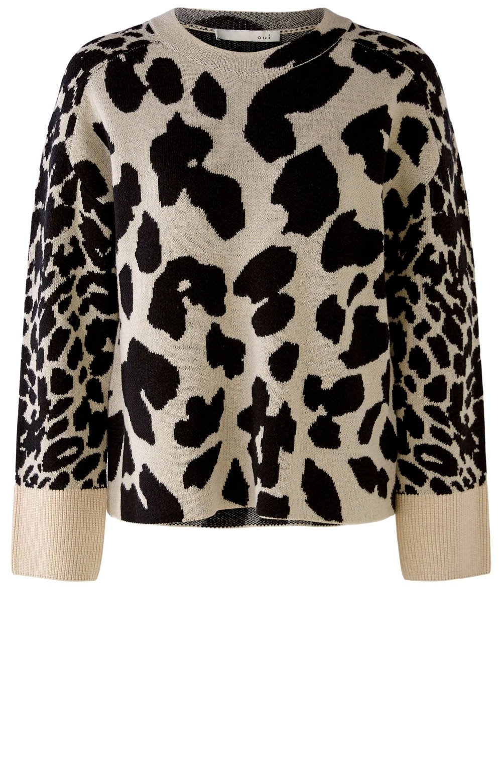 Bold Animal Print Box Jumper