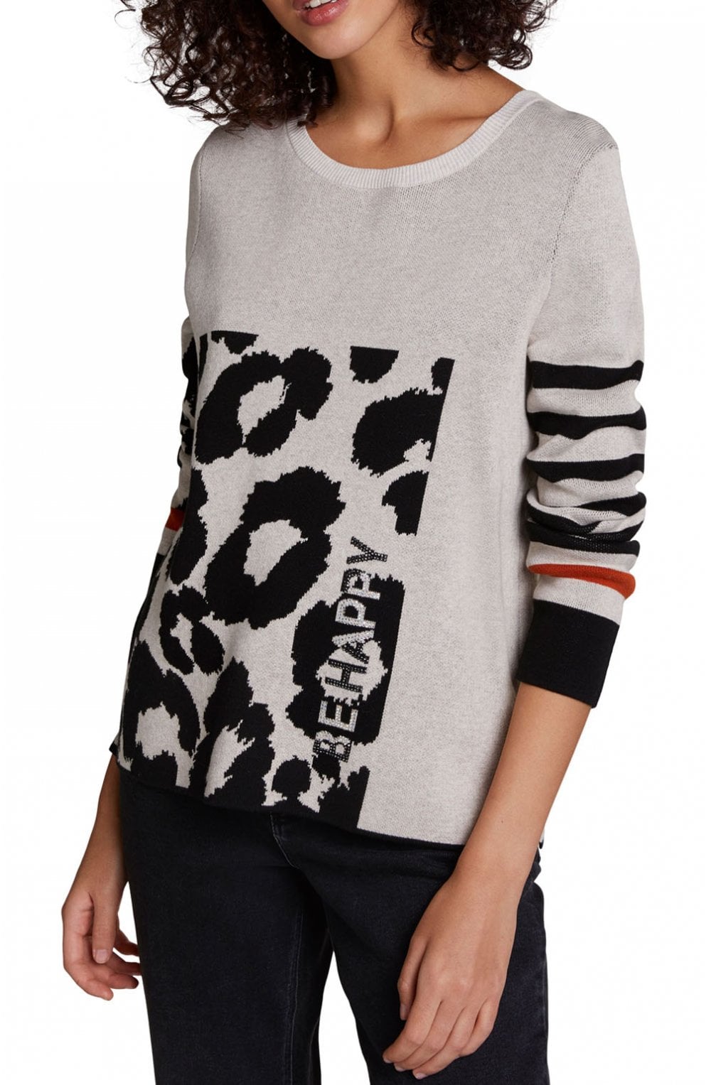 Bold Animal Print Jumper