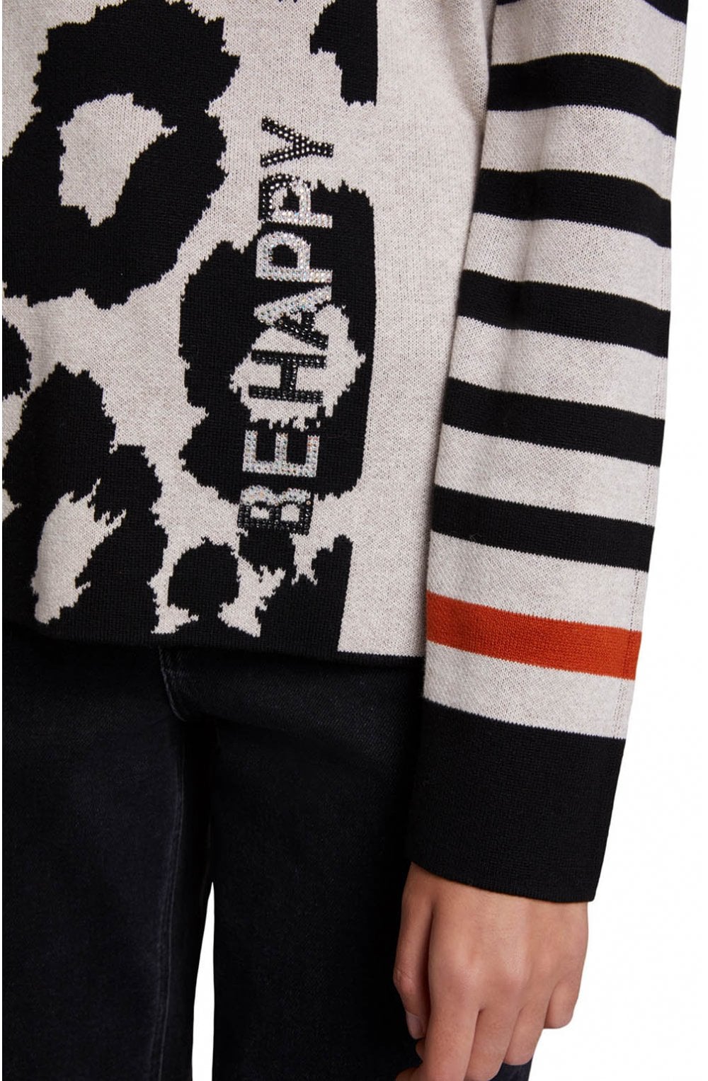 Bold Animal Print Jumper
