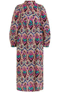 Bold Aztec Print Smock Dress
