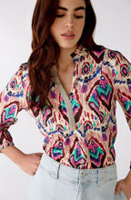 Bold Aztec Print Smock Top